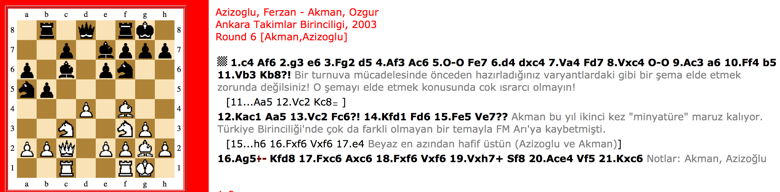 Azizoğlu – Akman 2003