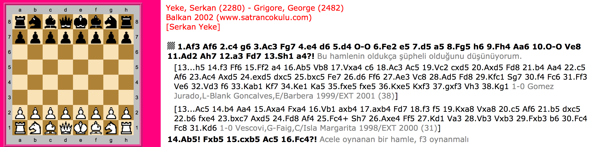 Yeke – Grigore 2002