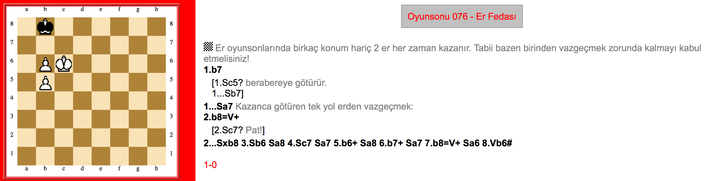 Şah Oyunsonları – 2 (10 Ders)