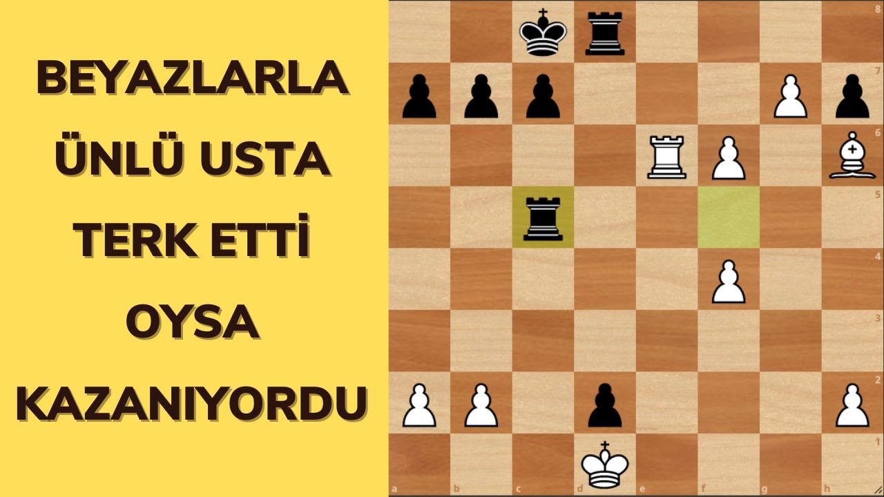 BEYAZLAR TERK ETTİ OYSA Kİ KAZANIYORDU! (TORRE – PARKER 1924)